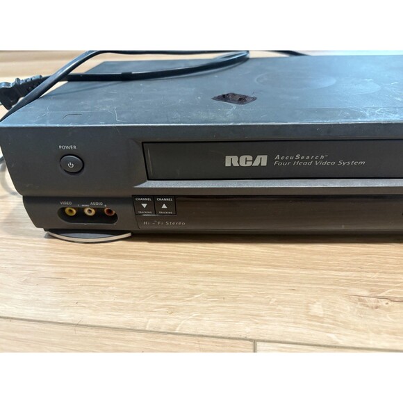 Vintage RCA VR623HF VCR 4-Head Hi-Fi VHS Player Recorder Black Tested - Picture 4 of 12